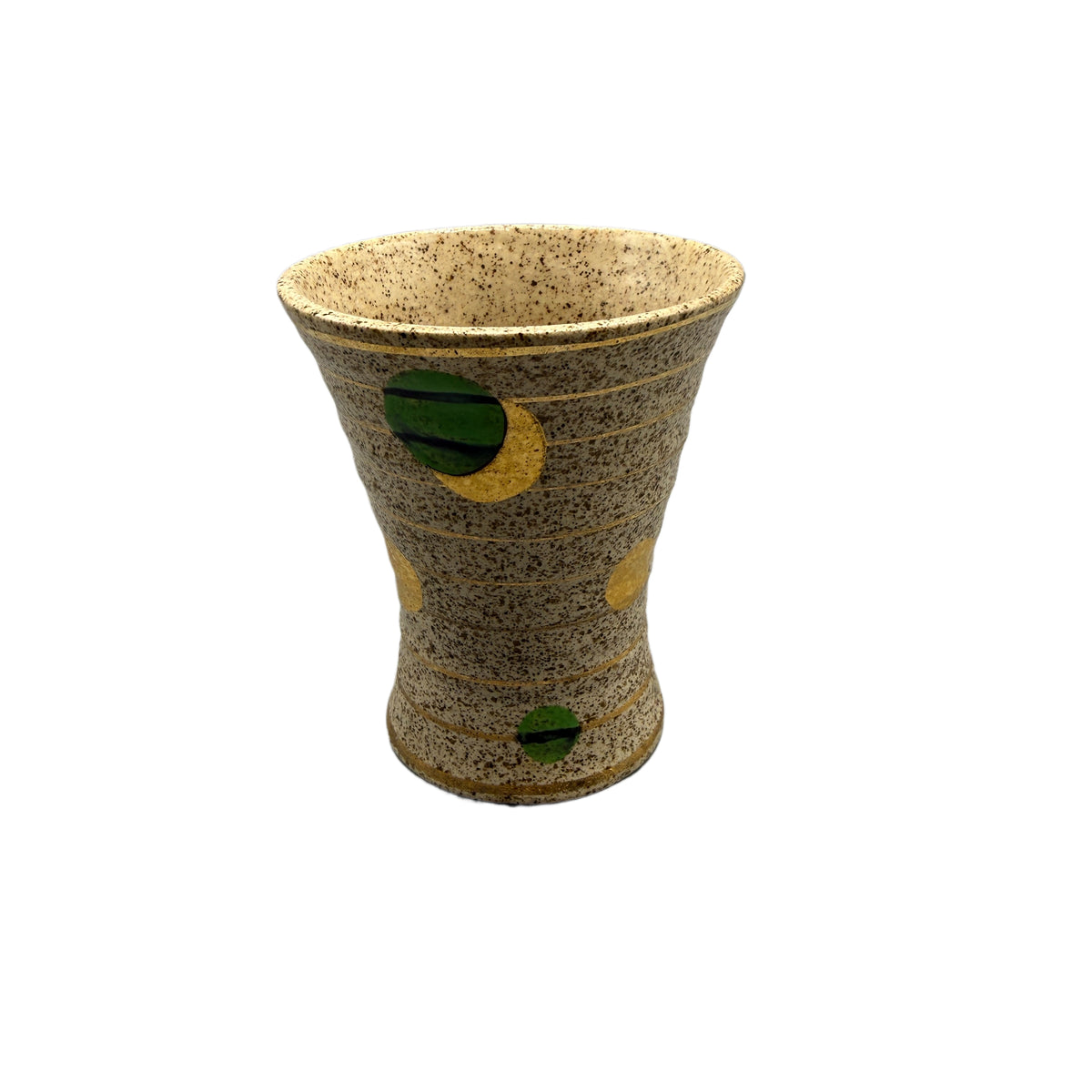 Vintage Mid Century Modern Bizarre Clarice Cliff Hand Painted Cup