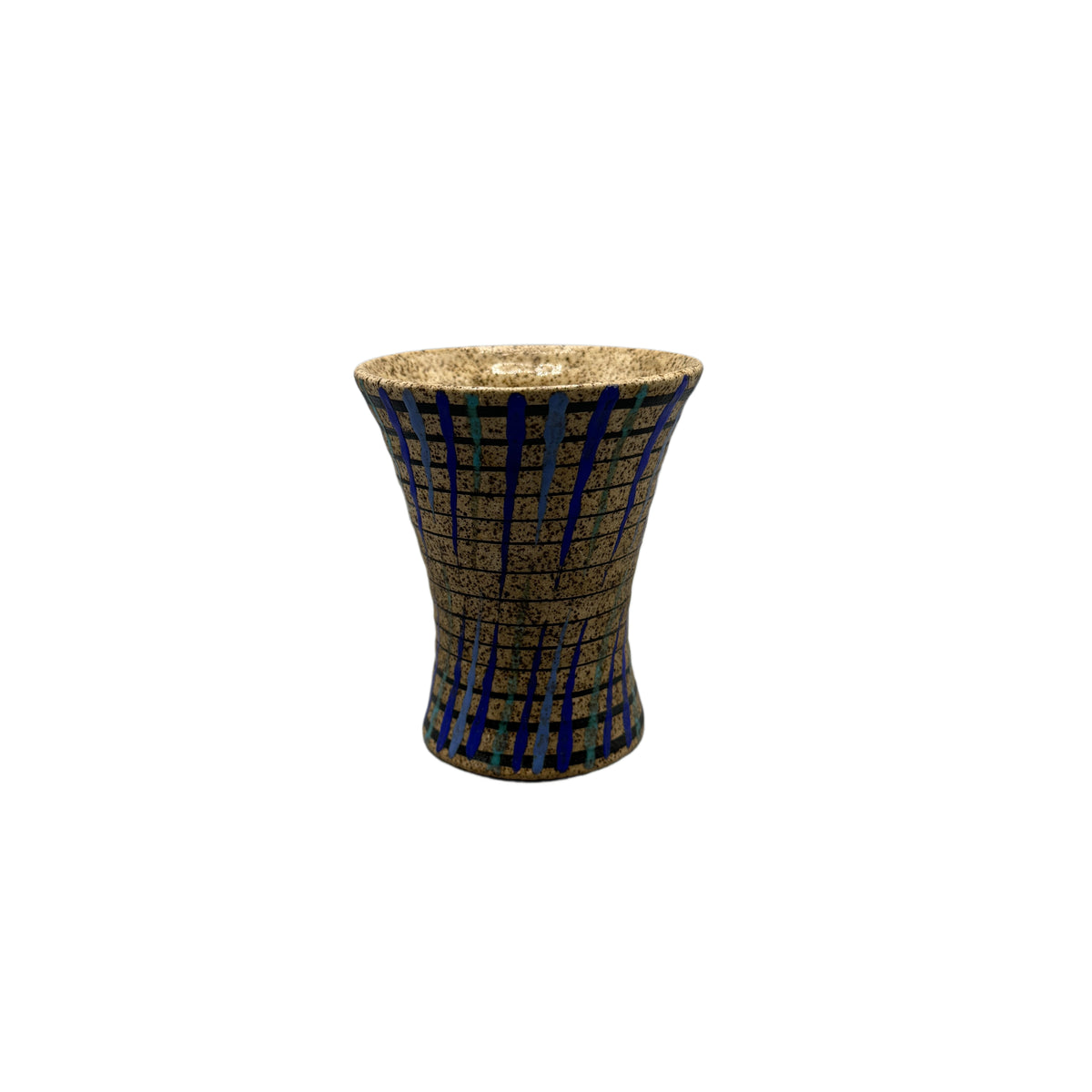 Vintage Mid Century Modern Bizarre Clarice Cliff Hand Painted Cup