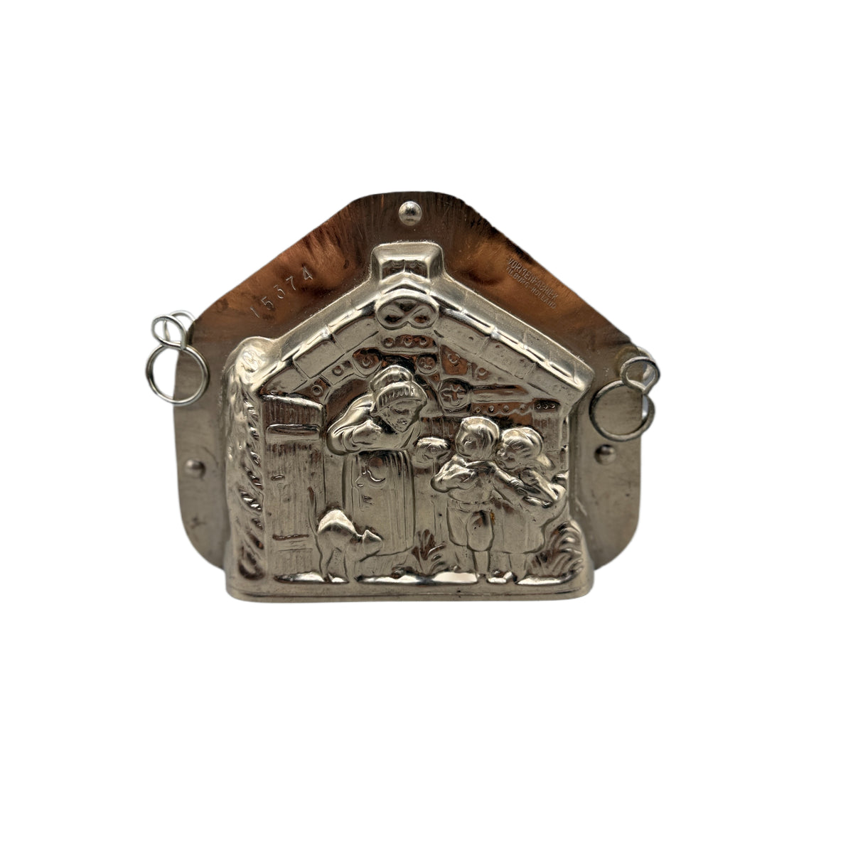 Vintage Metal Chocolate Mold Hansel & Gretal & The Witch