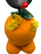 Vintage Western Germany Halloween Black Cat Bobblehead Candy Container