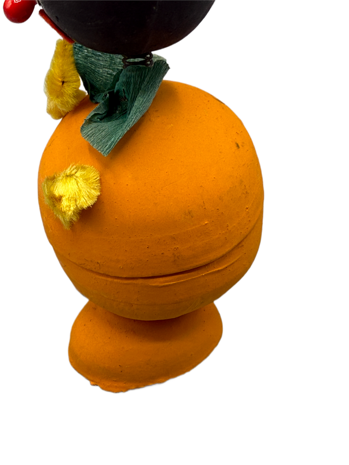 Vintage Western Germany Halloween Black Cat Bobblehead Candy Container