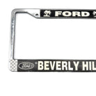 Vintage Metal Ford Beverly Hills License Plate Frame