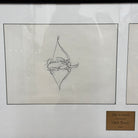 1961 Original Chuck Jones Pencil Drawings W/ Papers "Zip N' Snort"  Wile E. Coyote