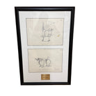 1962 Original Chuck Jones Pencil Drawings W/ Papers "A Sheep In The Deep"  Wile E. Coyote