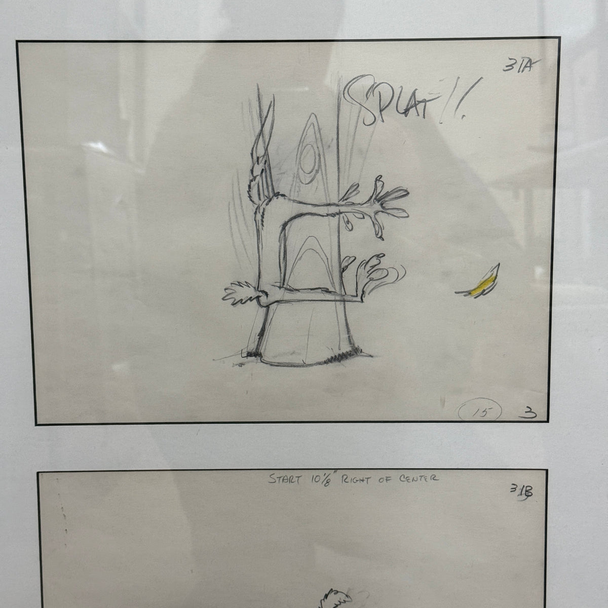 1962 Original Chuck Jones Pencil Drawings W/ Papers "A Sheep In The Deep"  Wile E. Coyote