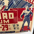 Vintage 1930's Ali Baba VS Everett Marshall Original Wrestling Poster