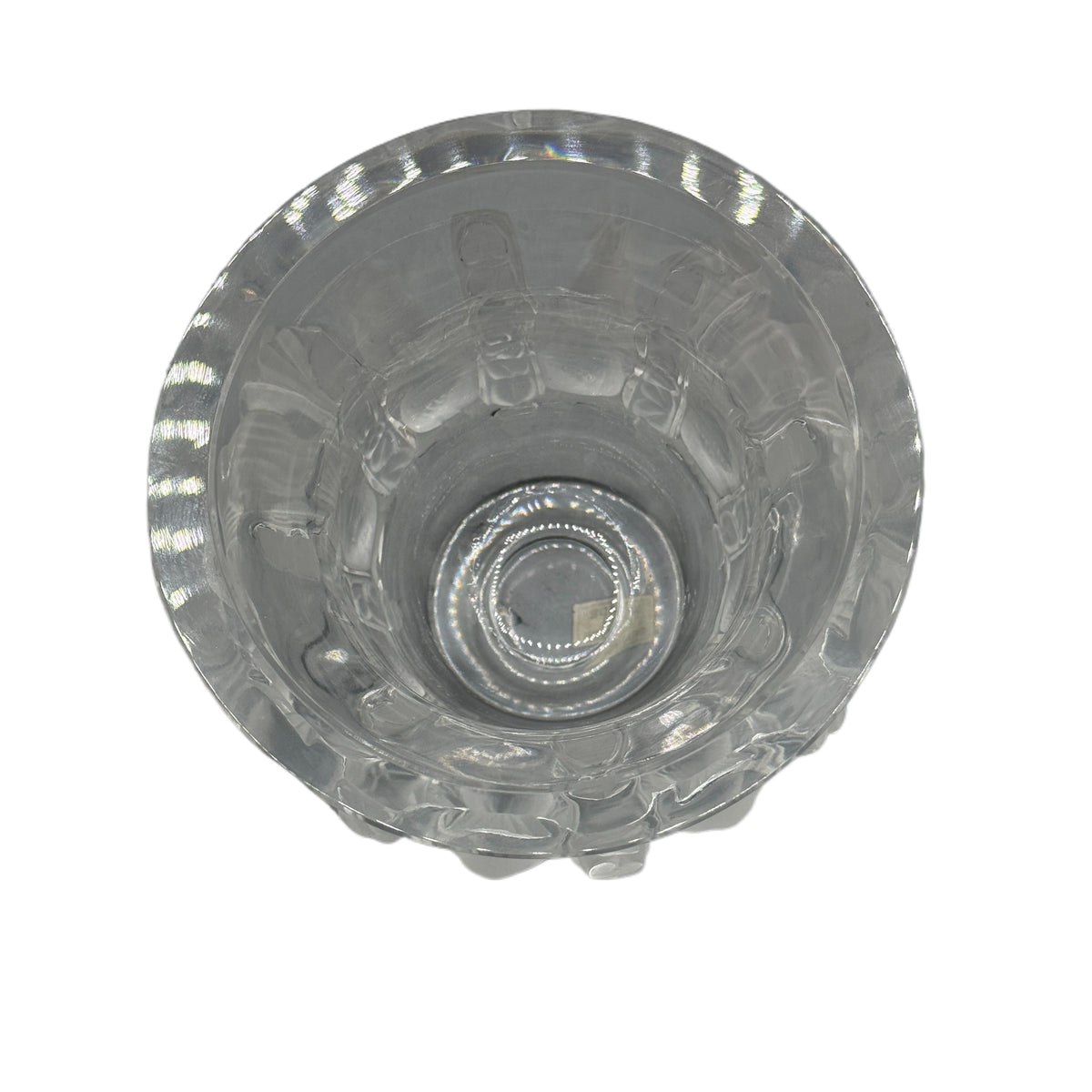 Vintage Signed Lalique Crystal Dampierre vase