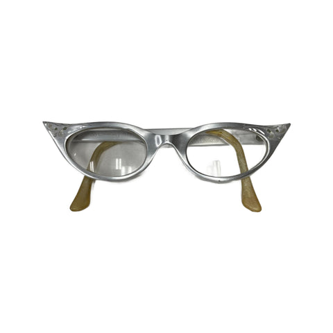 Vintage 1950’s Victory Aluminum Cat Eye Glasses