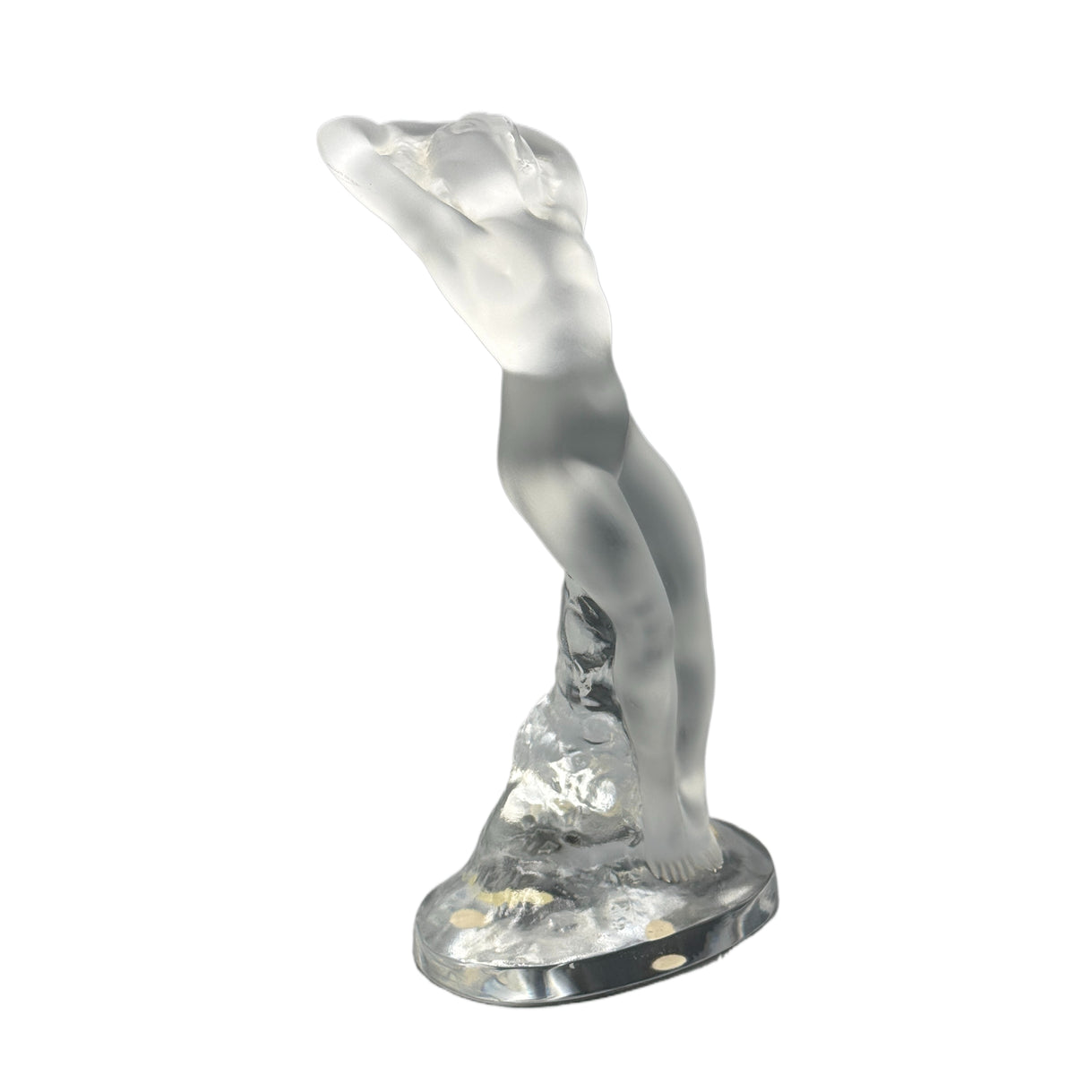 Vintage Lalique Nude Dancer Danseuse Crystal Glass Figurine