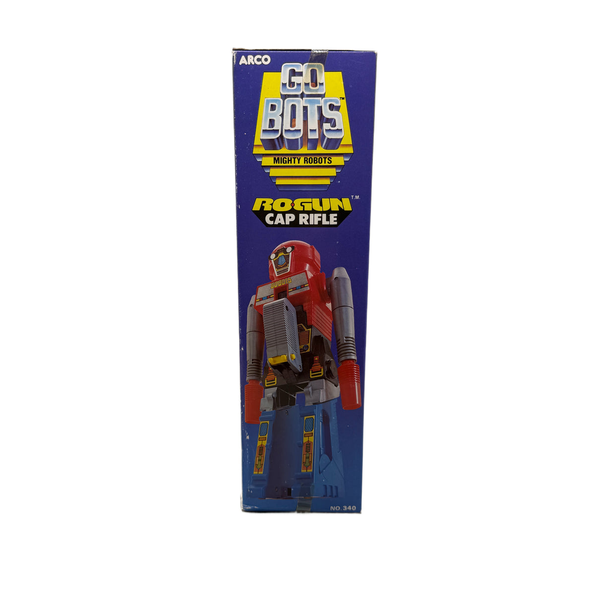 Vintage 1984 Arco Go Bots Rogun Cap Rifle Toy New In Box