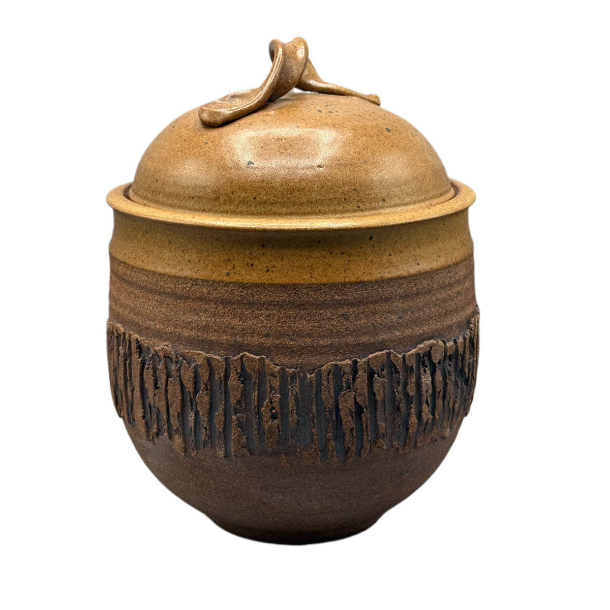 Vintage Mid Century Modern Roger Bailey Studio Pottery Cookie Jar