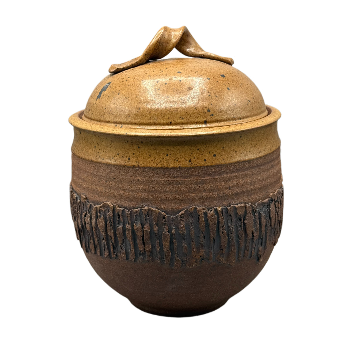 Vintage Mid Century Modern Roger Bailey Studio Pottery Cookie Jar