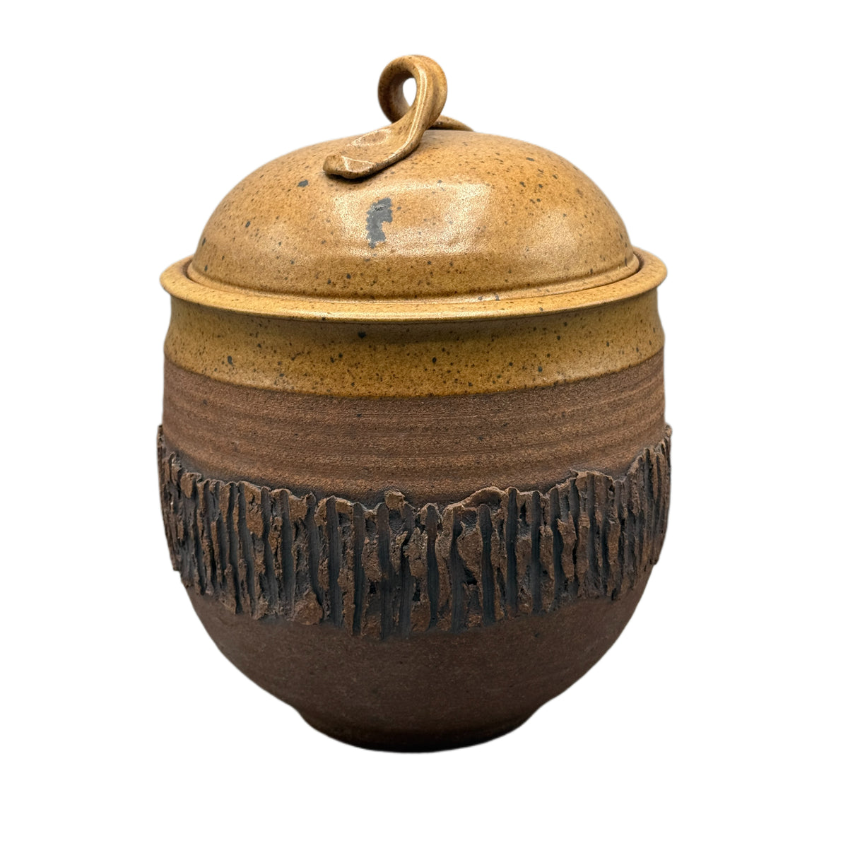 Vintage Mid Century Modern Roger Bailey Studio Pottery Cookie Jar