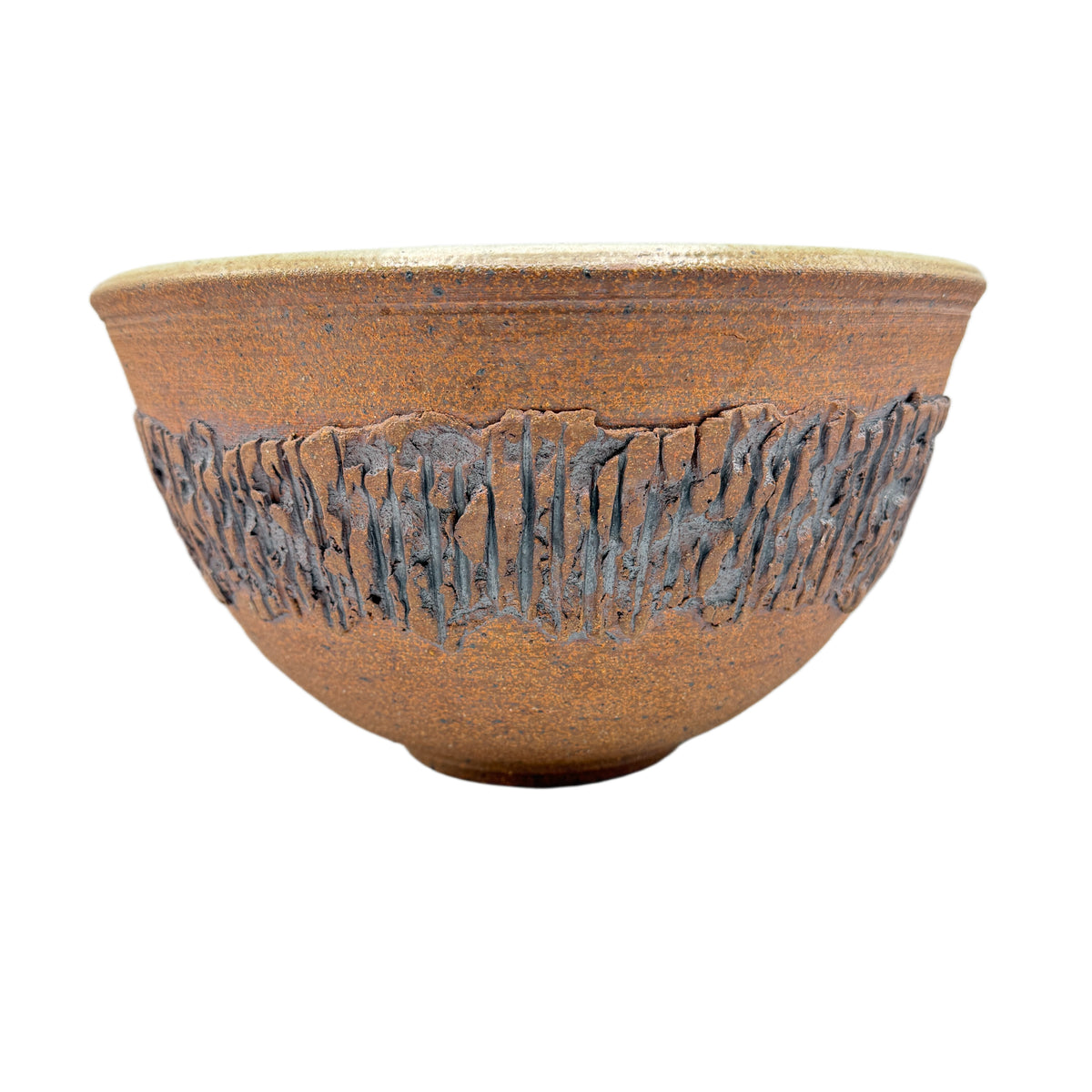 Vintage Mid Century Modern Roger Moss Studio Pottery Mixing Bowl