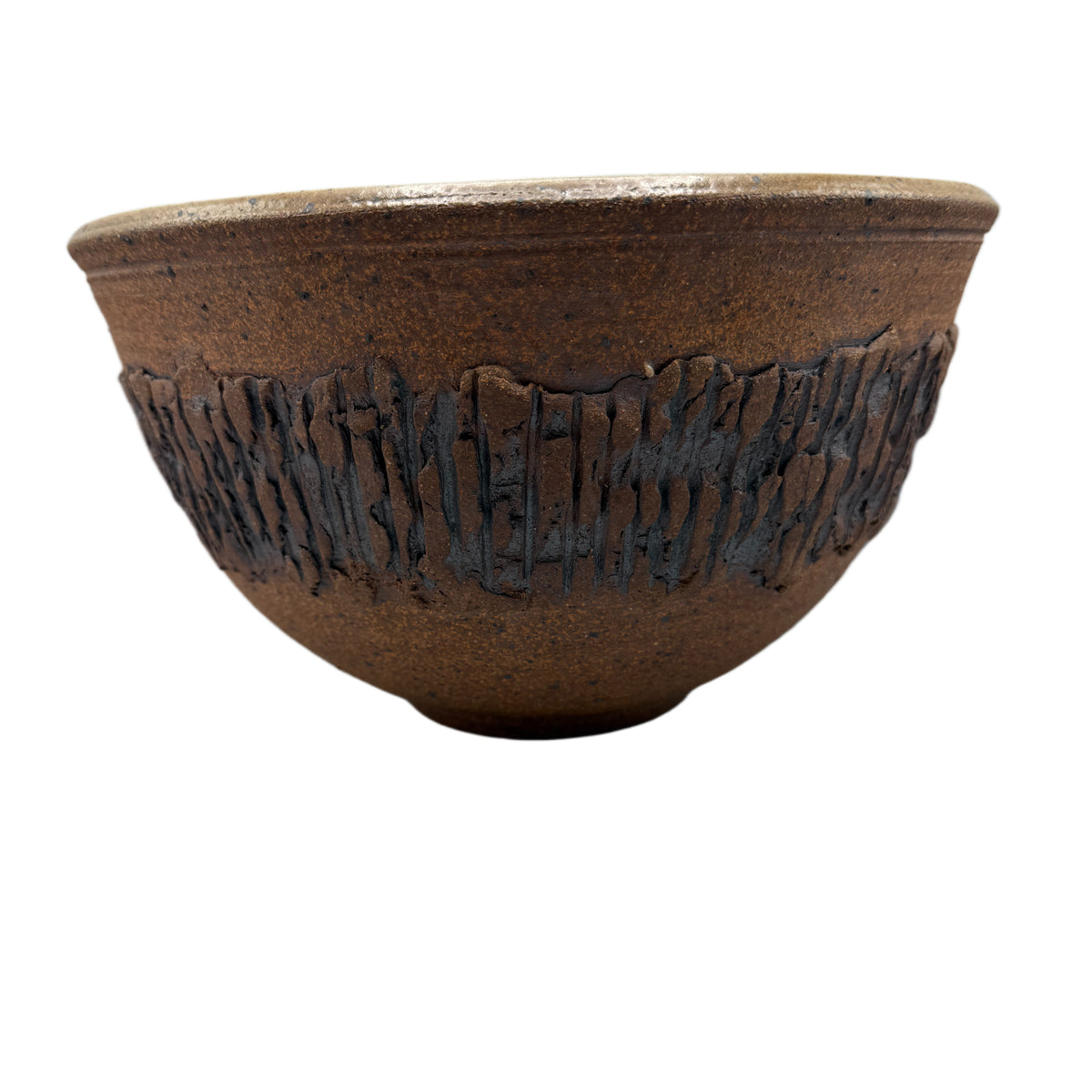 Vintage Mid Century Modern Roger Moss Studio Pottery Mixing Bowl
