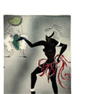 Mid Century Modern Irina Lorin Dancing Woman Tile/ Plaque