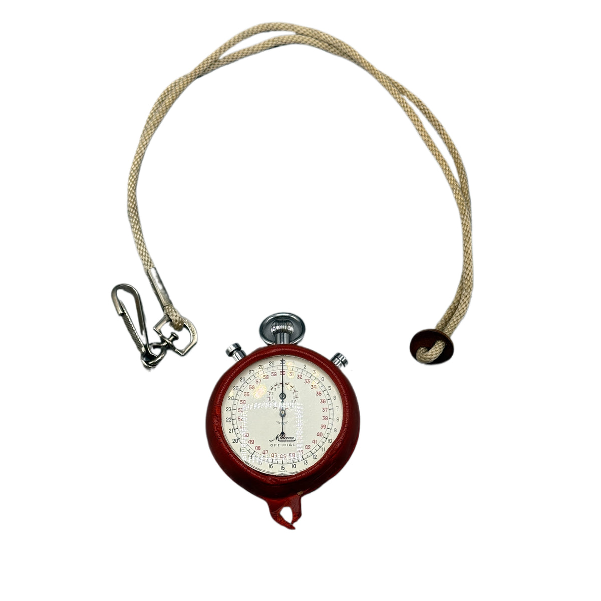 Vintage Rare Minerva 30 Seconds Rattrapante Stopwatch Working