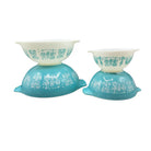 Vintage Set of 4 Pyrex Amish Butterprint Cinderella Nesting Mixing Bowls