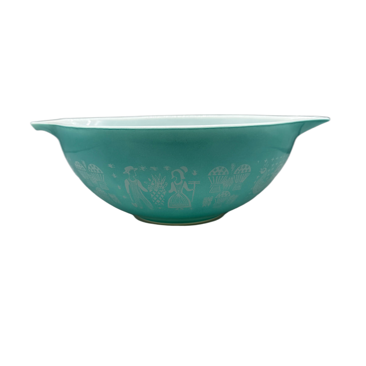Vintage Set of 4 Pyrex Amish Butterprint Cinderella Nesting Mixing Bowls