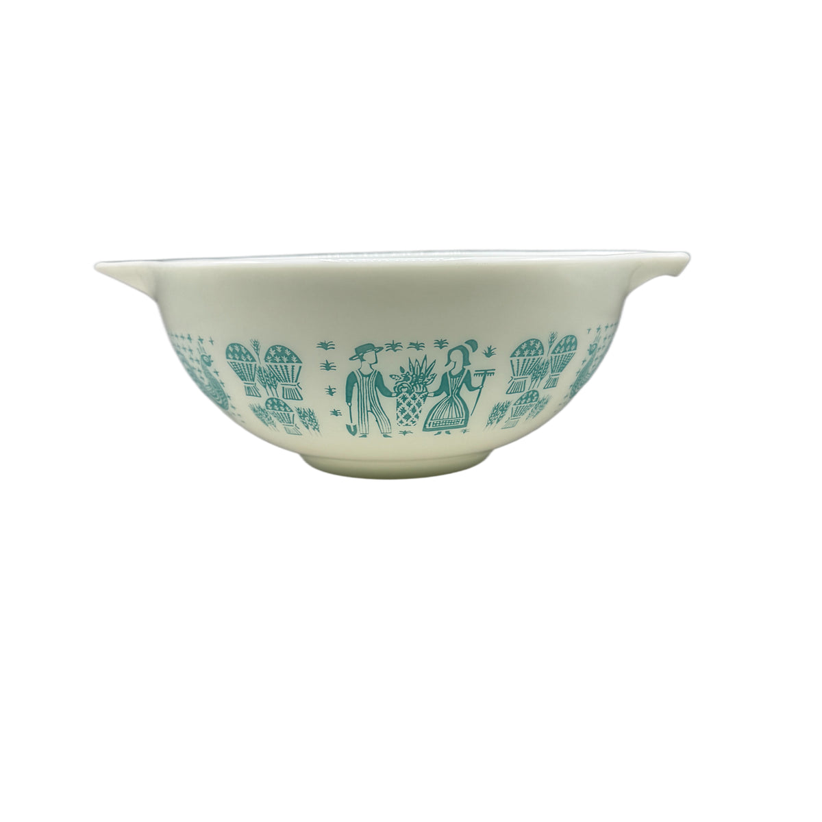 Vintage Set of 4 Pyrex Amish Butterprint Cinderella Nesting Mixing Bowls