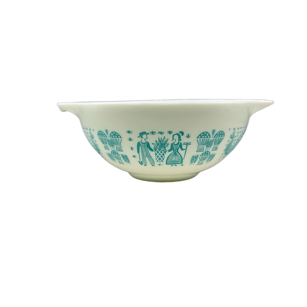 Vintage Set of 4 Pyrex Amish Butterprint Cinderella Nesting Mixing Bowls