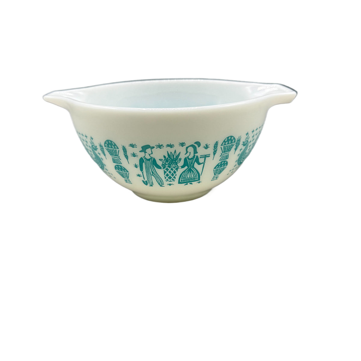 Vintage Set of 4 Pyrex Amish Butterprint Cinderella Nesting Mixing Bowls