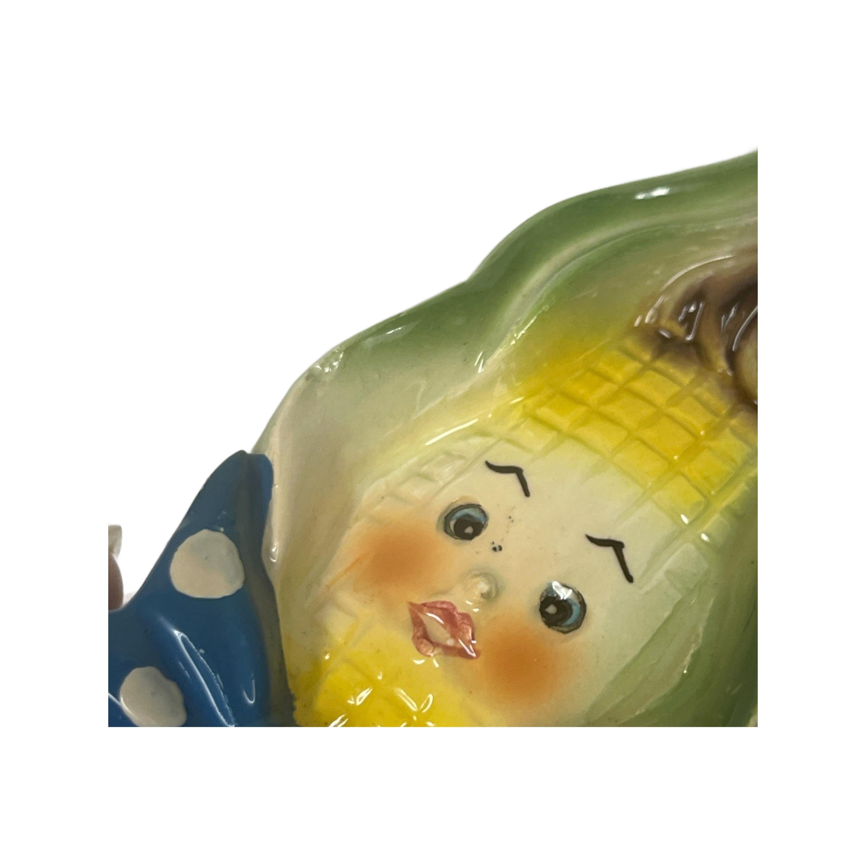 Vintage Corn & Lettuce Salt & Pepper Shakers