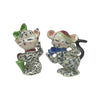 Vintage Cat & Mouse Salt & Pepper Shaker Set