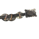 Vintage Silver Native American Old Pawn Concho Turquoise Belt