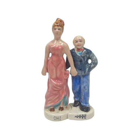 Vintage Naughty Salt & Pepper Shakers