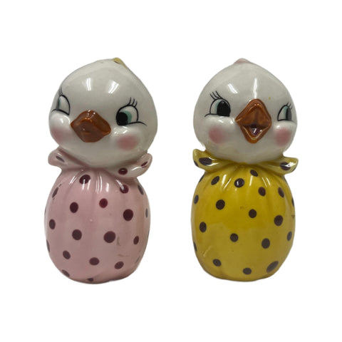 Vintage Napco Baby Birds Salt & Pepper Shakers