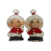 Vintage Lefton Santa Elves Salt & Pepper Shakers