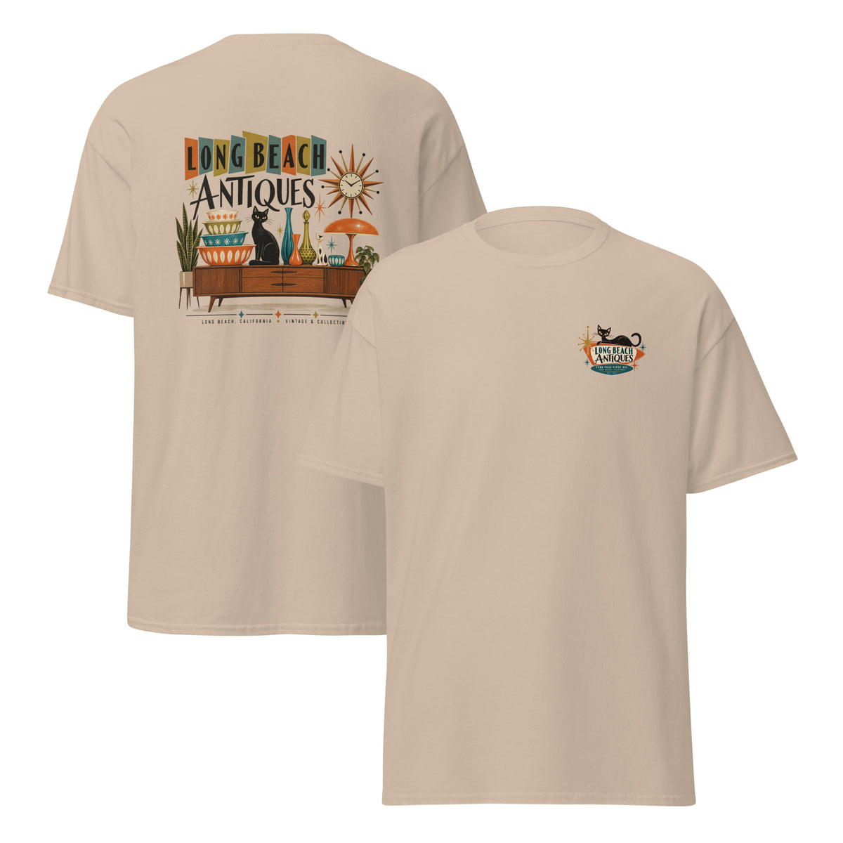 Long Beach Antiques Unisex Tee