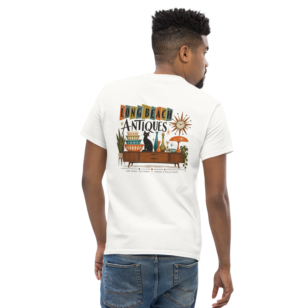 Long Beach Antiques Unisex Tee