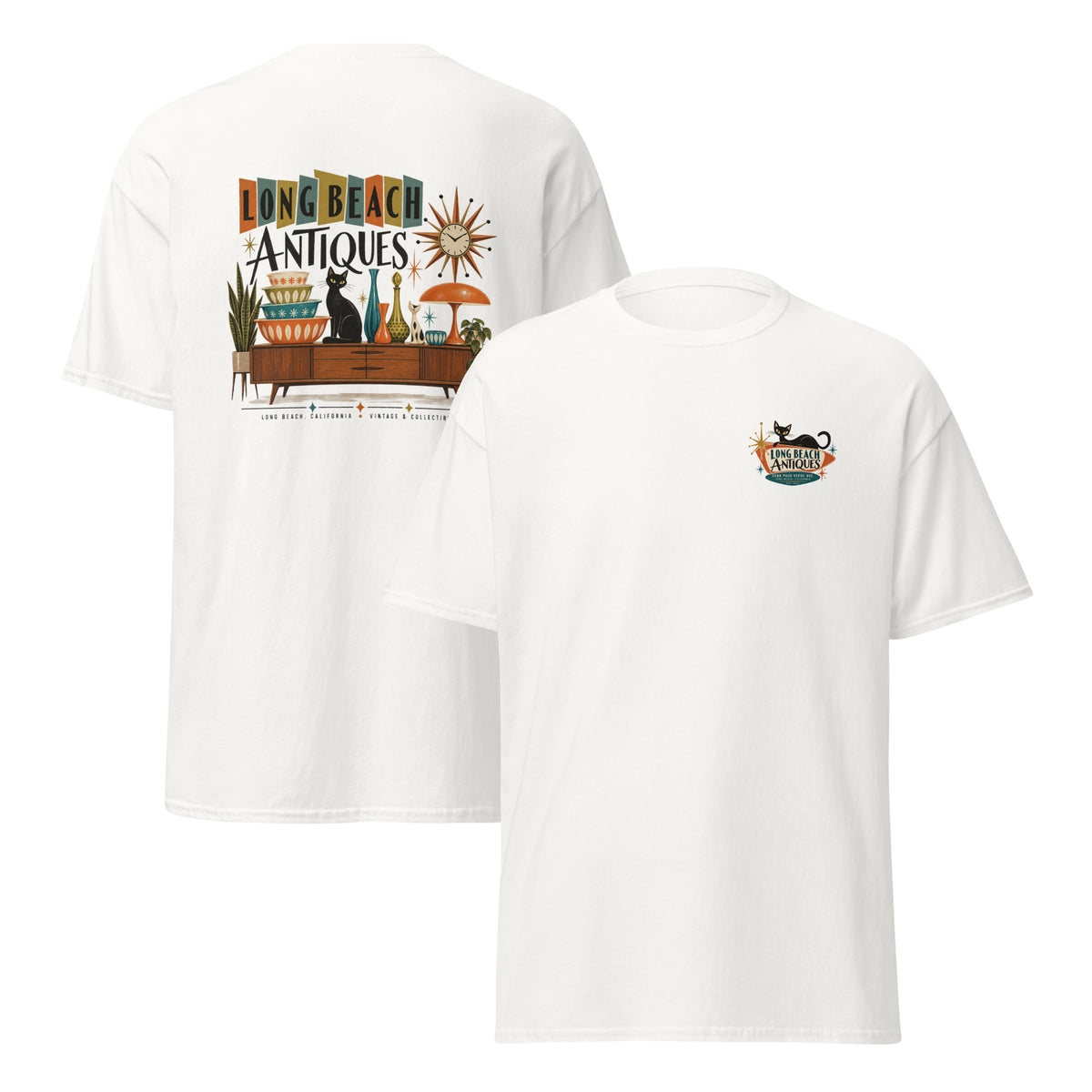 Long Beach Antiques Unisex Tee