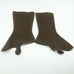 Pair of Antique Brown Wool Spats