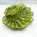 Vintage Treasure Craft Large Clam Shell Veggie & Dip Set 