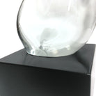 Vintage Signed Orrefers Crystal Dear Head Sculpture Figurine