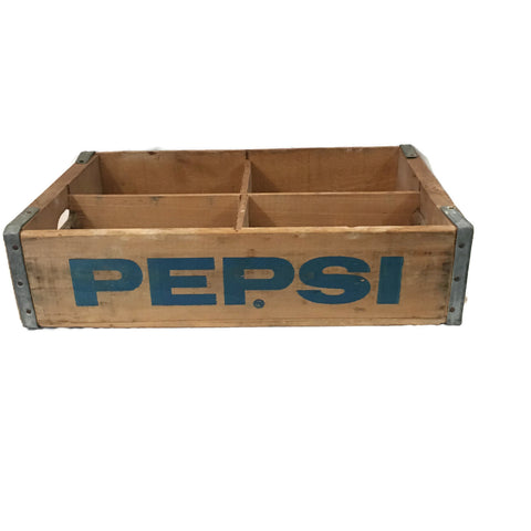 Vintage Wooden Pepsi Soda Crate