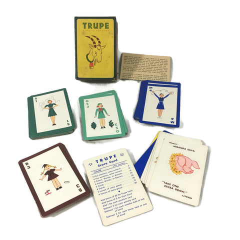Vintage 1939 “Trupe” Girl Scout Game For Worlds Fair Prospero Goat