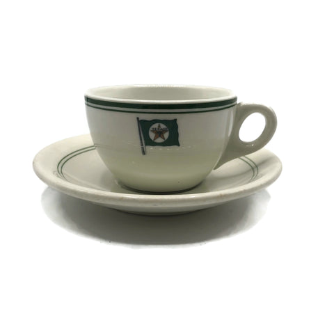 Vintage rare Texaco Cup teacup and saucer by Wallace China