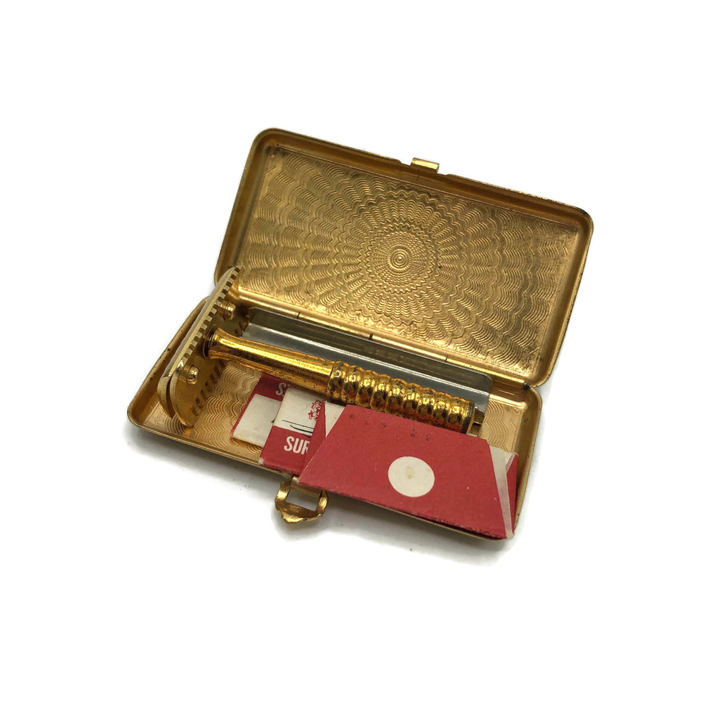 Vintage Brass Evans Mini Razor Set In box NOS – Long Beach Antique Mall