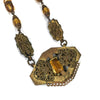 Vintage Art Deco Amber Czech Necklace