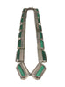 Sterling Silver Malachite Inlay Necklace