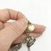 Vintage Sterling Silver Charm Bracelet W/ 1905 Luis & Clark Expo Gold Coin