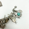 Vintage Sterling Silver Charm Bracelet