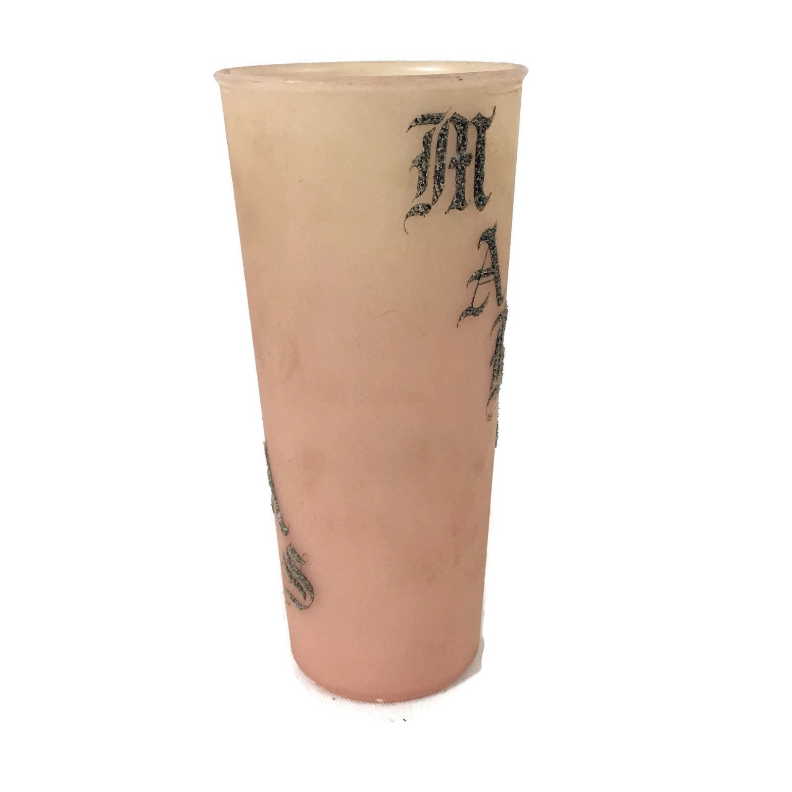 Margie Sejas Name Tupperware Tattoo/ Prison Art Cup