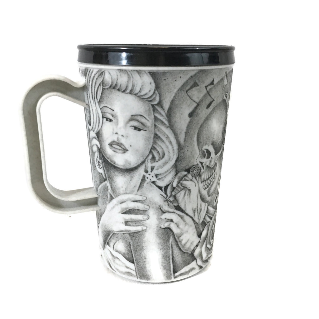 Inmate Artist Thomas Gray 3rd Strike Convict Prison Art Tattoo Drinking Cup