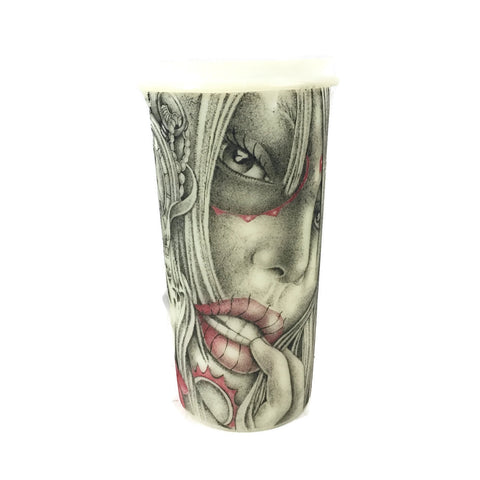 Large Prison Art Tattooed Tupperware Direct From Inmate