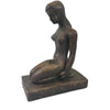 Large Vintage Nude Kneeling Woman Figurine/ Statue